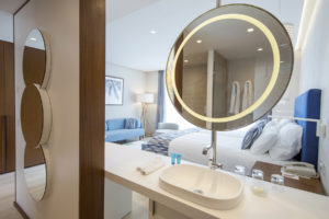 Habitación doble. Imagen cedida por Robinson Club Cala Serena.