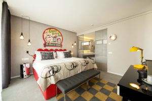 Suite "Biker Station". Imagen cedida por Robinson Club Cala Serena.